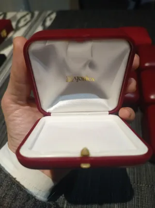 7 Estuches Joyas Majorca Antiguos 8x8x4 cm