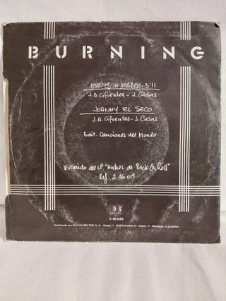 Vinilo Burning - Esto es un atraco
