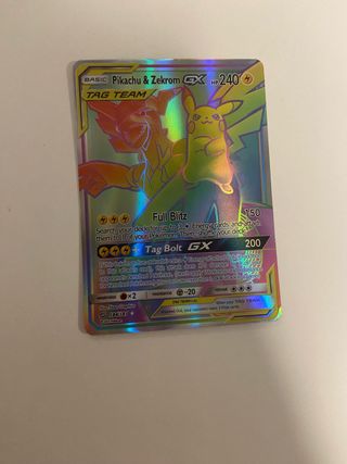 Pikachu & Zekrom GX 240 HP TAG TEAM