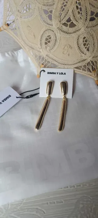 Pendientes Bimba y Lola dorados
