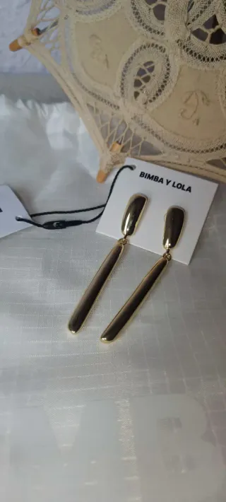 Pendientes Bimba y Lola dorados