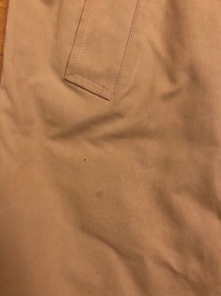 Trench vintage stile inglese double-face