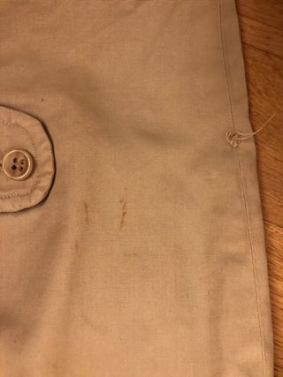 Trench vintage stile inglese double-face