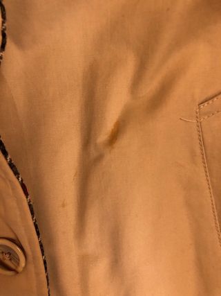 Trench vintage stile inglese double-face