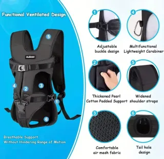 Mochila transportín perro