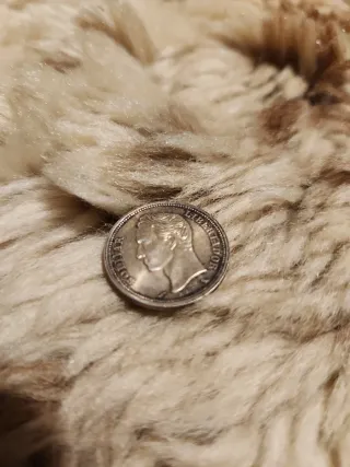 Moneda Plata Venezuela 1965