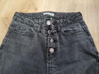 Pantalones vaqueros negros T. XXS