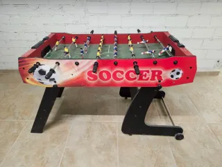 Futbolín Rojo con Pelota