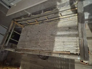 Conjunto de muebles de jardín de bambú