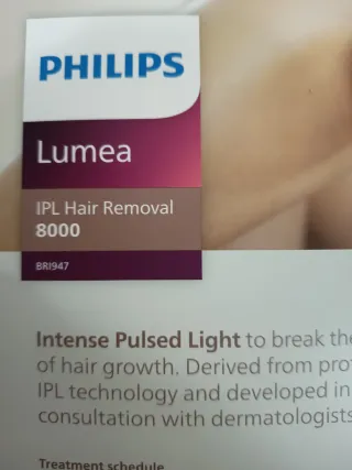 Philips Lumea IPL 8000 Depiladora nuevo