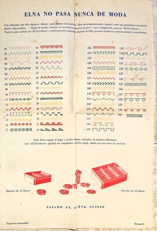 Máquina de coser Elna Supermatic