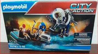 Playmobil City Action 70782 Policía Mochila Propul