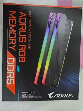 RAM Aorus RGB DDR5 32GB (2x16GB) 6000MT/s