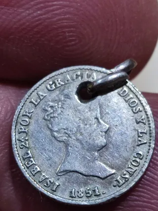 3 Reales de Plata  de Isabel II 1848, 1850 y 1851.