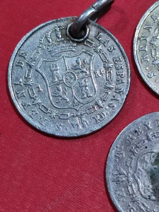 3 Reales de Plata  de Isabel II 1848, 1850 y 1851.