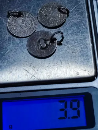 3 Reales de Plata  de Isabel II 1848, 1850 y 1851.