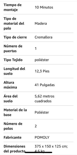 ESTRENA. Tienda de campaña