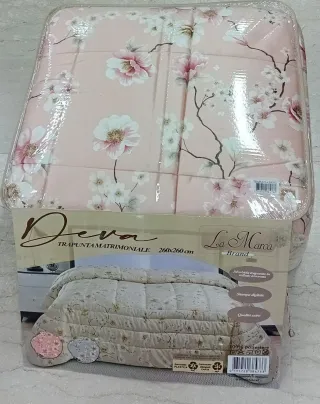 Trapunta Deva Matrimoniale Velluto Lavorato