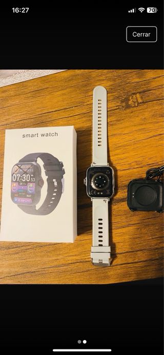 Reloj inteligente llamadas, musica, whatsapp y mas