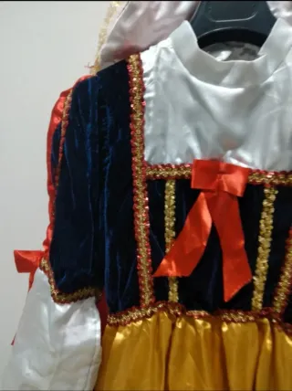 Vestito Carnevale Biancaneve Taglia L