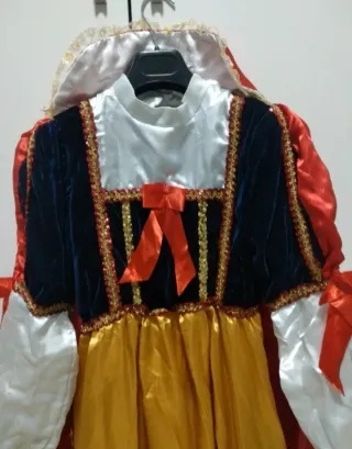 Vestito Carnevale Biancaneve Taglia L