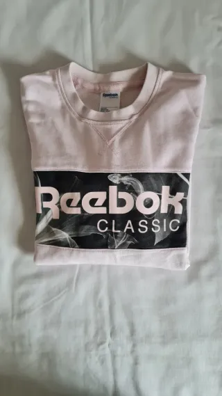 Sudadera Reebok Rosa Palo Clásica