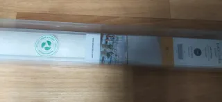 Estor enrollable translúcido blanco