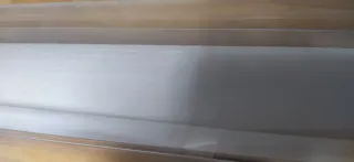 Estor enrollable translúcido blanco