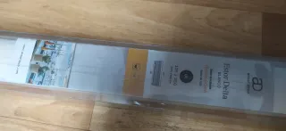 Estor enrollable translúcido blanco