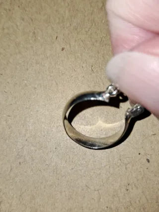 Aros Plata Ley Media Caña