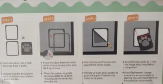 Puerta para gatos y perros pequeños