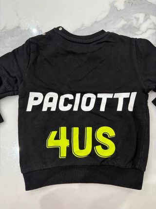 Felpa Paciotti bambino nera
