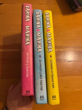 Lote primeros 3 libros Karina y Marina.