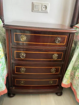 Dormitorio infantil caoba