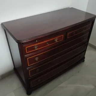 Dormitorio infantil caoba