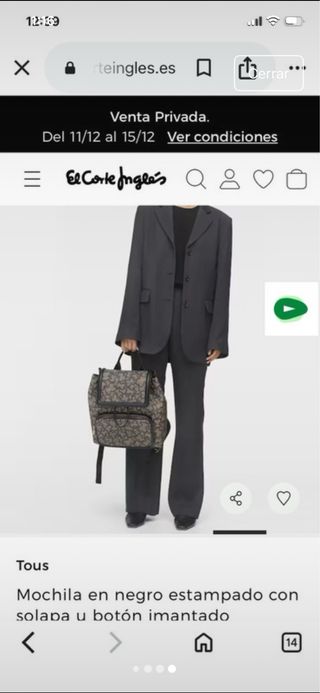 Mochila Tous Kaos Original