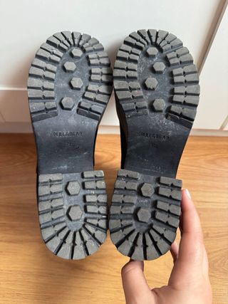 Botines negros plataforma