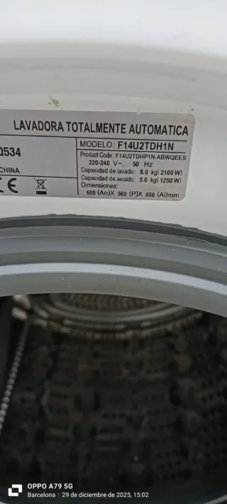 Lavadora Secadora LG 8/5kg A+++