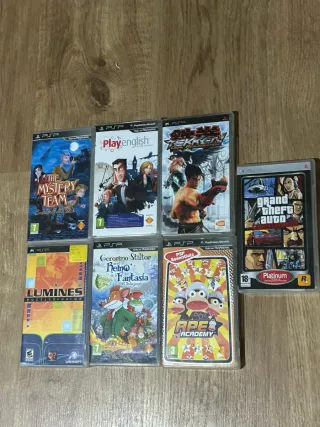 Lote 7 Juegos PSP: Tekken, GTA, Lumines...