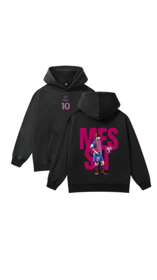 Sudaderas Negra Leo Messi 10