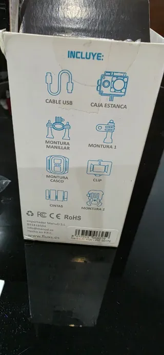 Cámara Deportiva FLUX'S 1080P WiFi