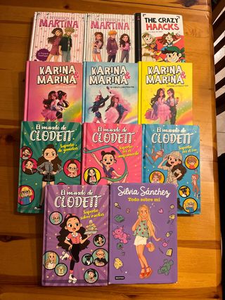 Lote de 11 libros de Youtubers.