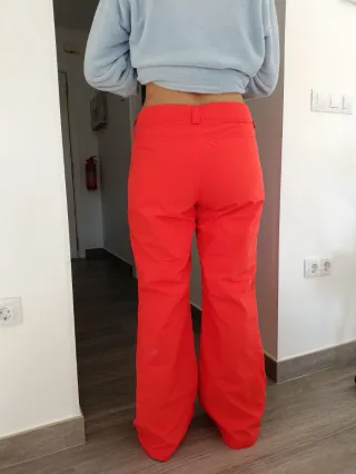 Pantalón esquí mujer The North Face naranja