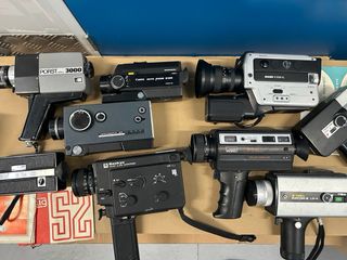 Lote 21 Cámaras Vídeo Vintage