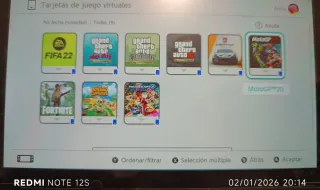 Nintendo Switch + Accesorios y Juegos