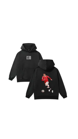 Sudadera Negra con Cristiano Ronaldo