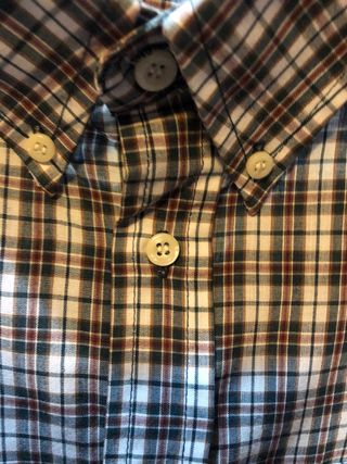 Camisa de cuadros para caballero talla SG