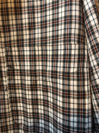 Camisa de cuadros para caballero talla SG