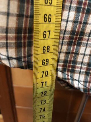 Camisa de cuadros para caballero talla SG