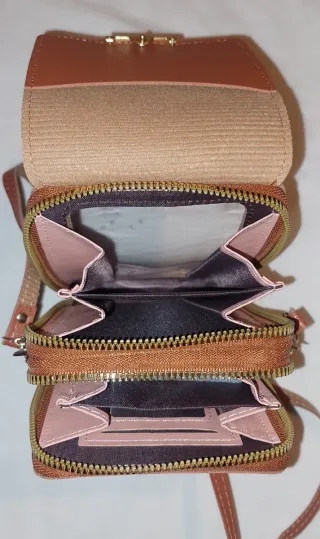 Bolso bandolera mini para móvil